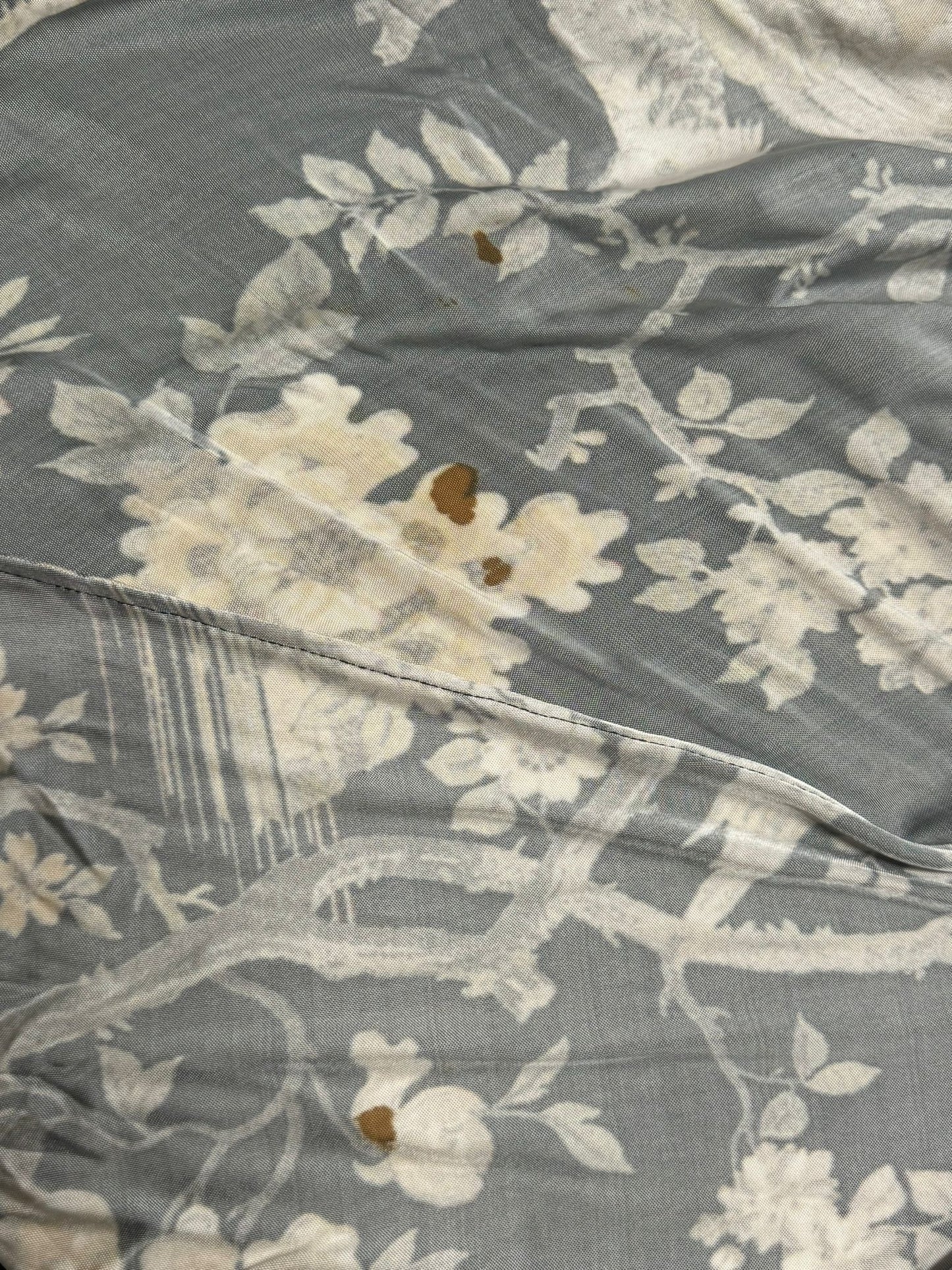 Spring 2006 Corset Floral Gold Print Dress