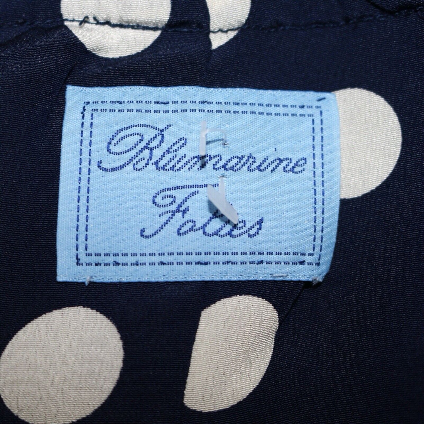 Blumarine Folies Navy Polka Dot Halter Mini Dress XS