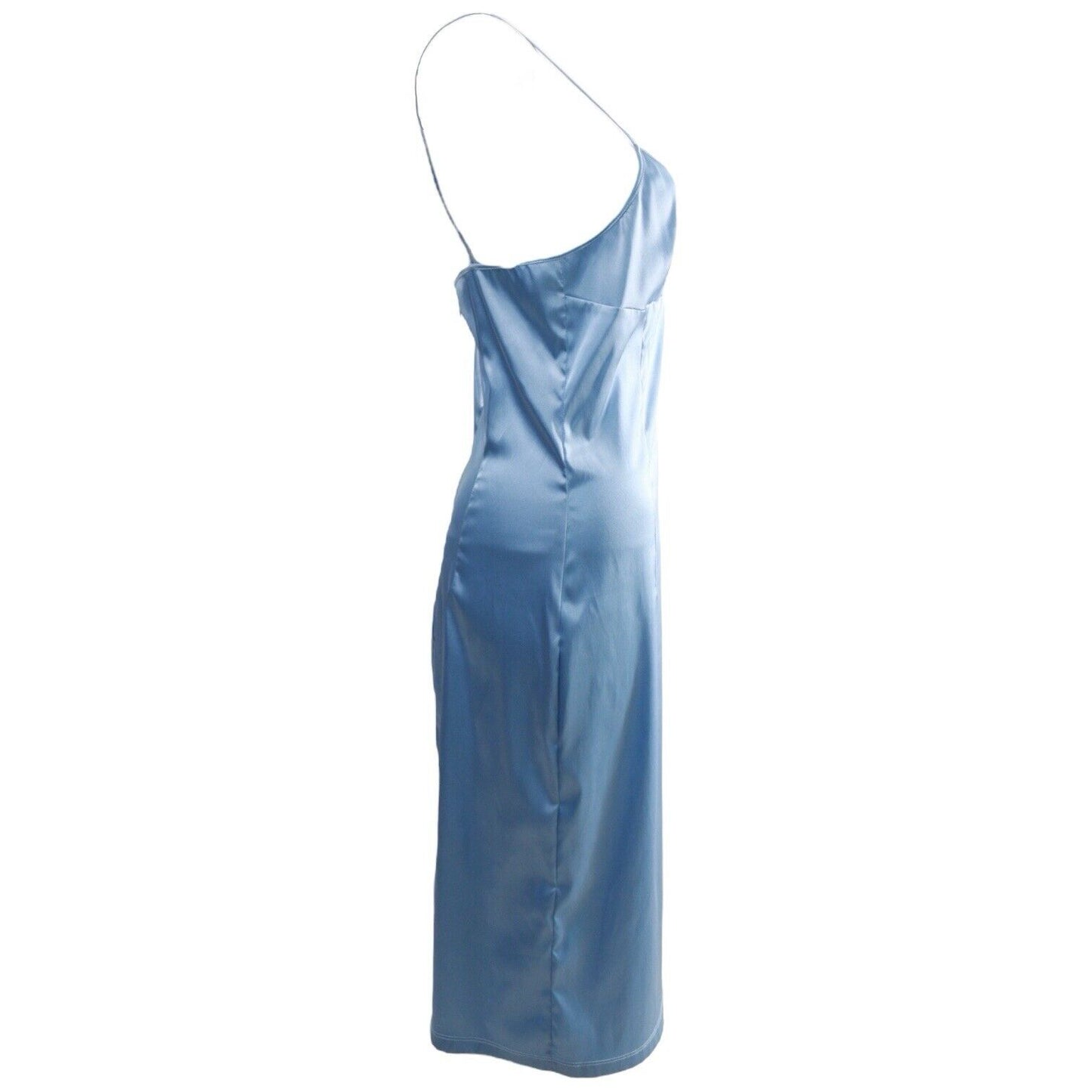 Dolce & Gabbana D&G Blue Satin Dress Size 46